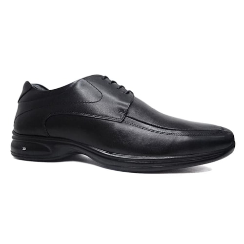 Sapato Jota Pe Social 3d Air King 71454 Preto