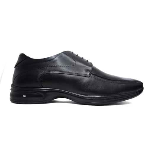 Detalhe - Sapato Jota Pe Social 3d Air King 71454 Preto