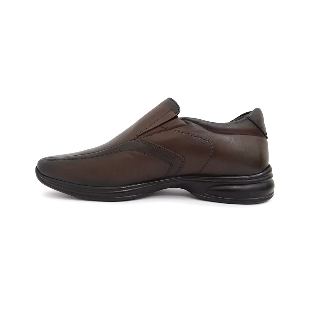 Sapato Jota Pe Social 3D Air King 71455 Dark Brown