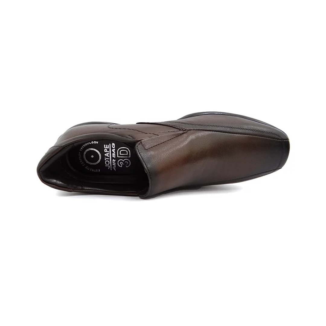 Sapato Jota Pe Social 3D Air King 71455 Dark Brown
