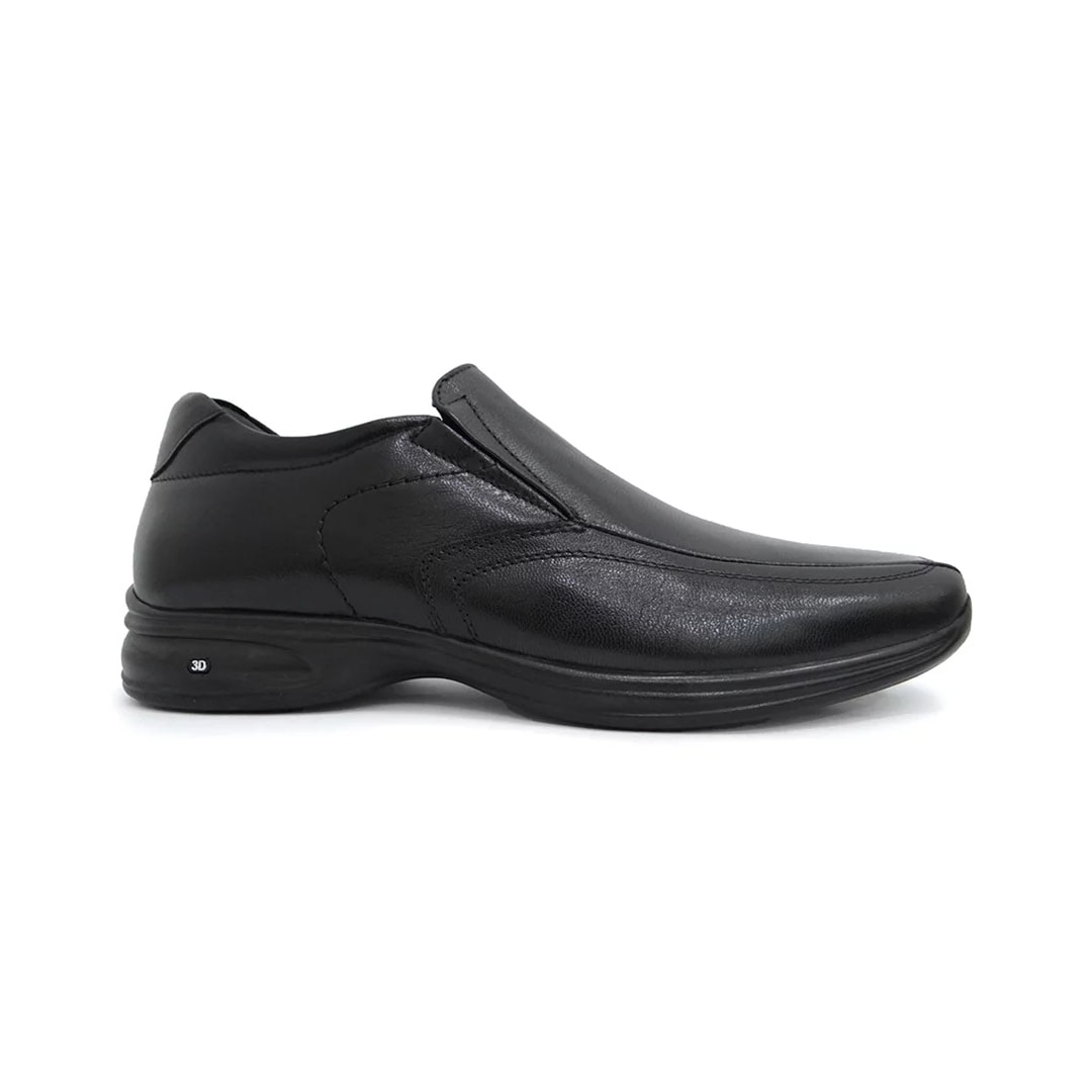 Sapato Jota Pe Social 3D Air King 71455 Preto