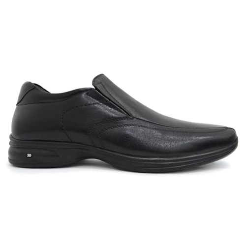 Detalhe - Sapato Jota Pe Social 3D Air King 71455 Preto