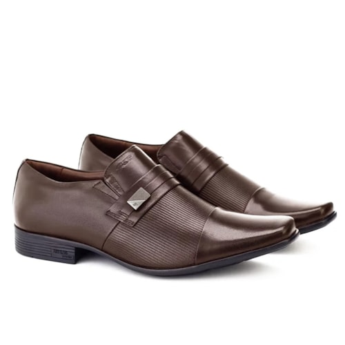 Sapato Jota Pe Social Air King 13149 Dark Brown