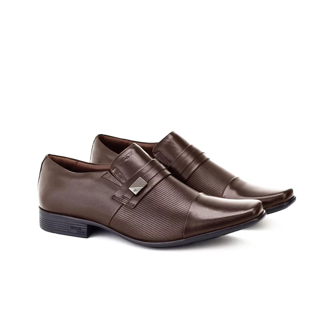 Sapato Jota Pe Social Air King 13149 Dark Brown