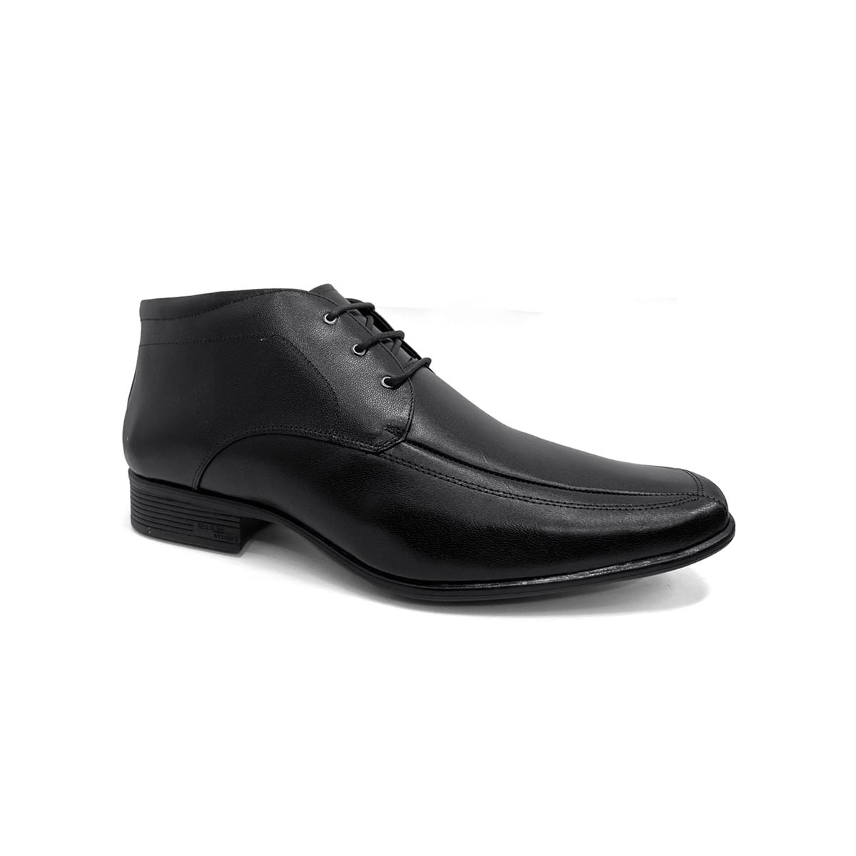 Sapato Jota Pe Social Boot Air Bag De Couro 78950 Preto