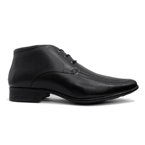 Detalhe - Sapato Jota Pe Social Boot Air Bag De Couro 78950 Preto