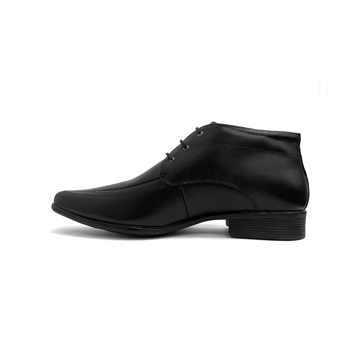 Sapato Jota Pe Social Boot Air Bag De Couro 78950 Preto