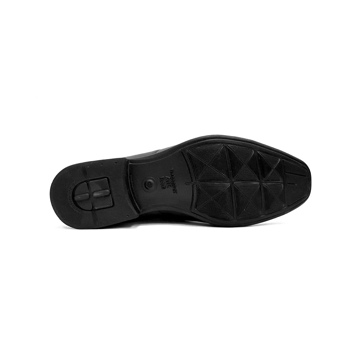 Sapato Jota Pe Social Couro Air Bag Altura 79010 Dark Brown