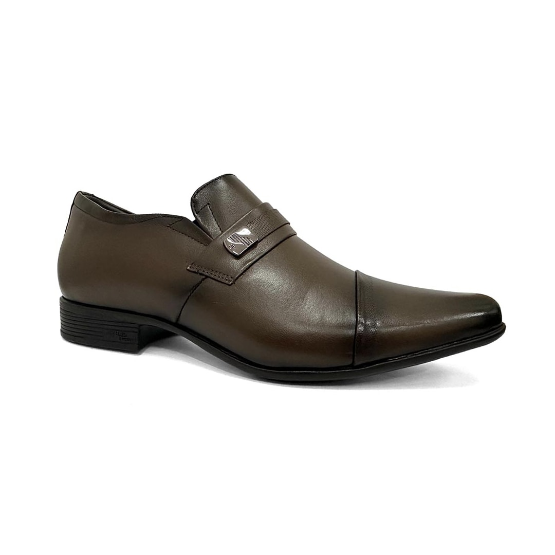Sapato Jota Pe Social Couro Air Bag Altura 79010 Dark Brown Sapato Jota Pe Social Couro Air Bag Altura 79010 Dark Brown
