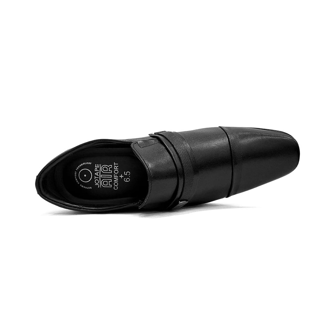 Sapato Jota Pe Social Couro Air Bag Altura 79010 Preto Sapato Jota Pe Social Couro Air Bag Altura 79010 Preto