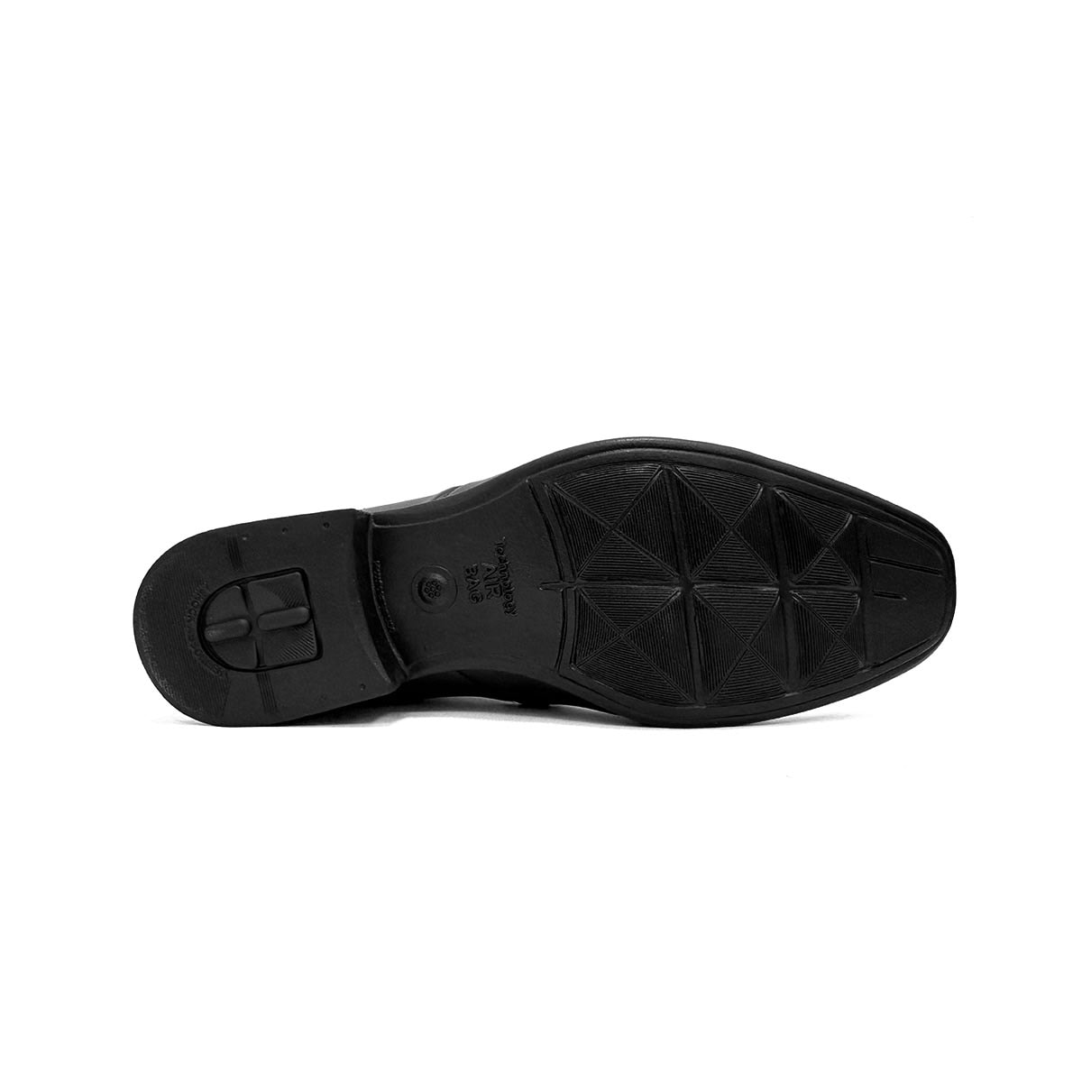 Sapato Jota Pe Social Couro Air Bag Altura 79010 Preto