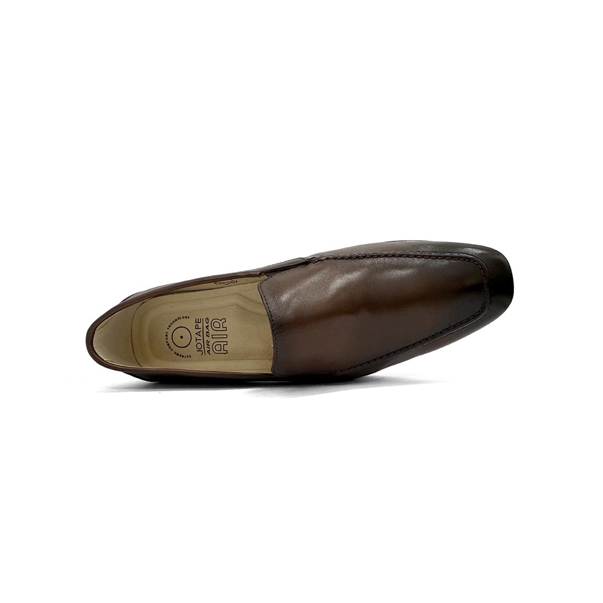 Sapato Jota Pe Social De Couro Air Bag 84857 Dark Brown Sapato Jota Pe Social De Couro Air Bag 84857 Dark Brown