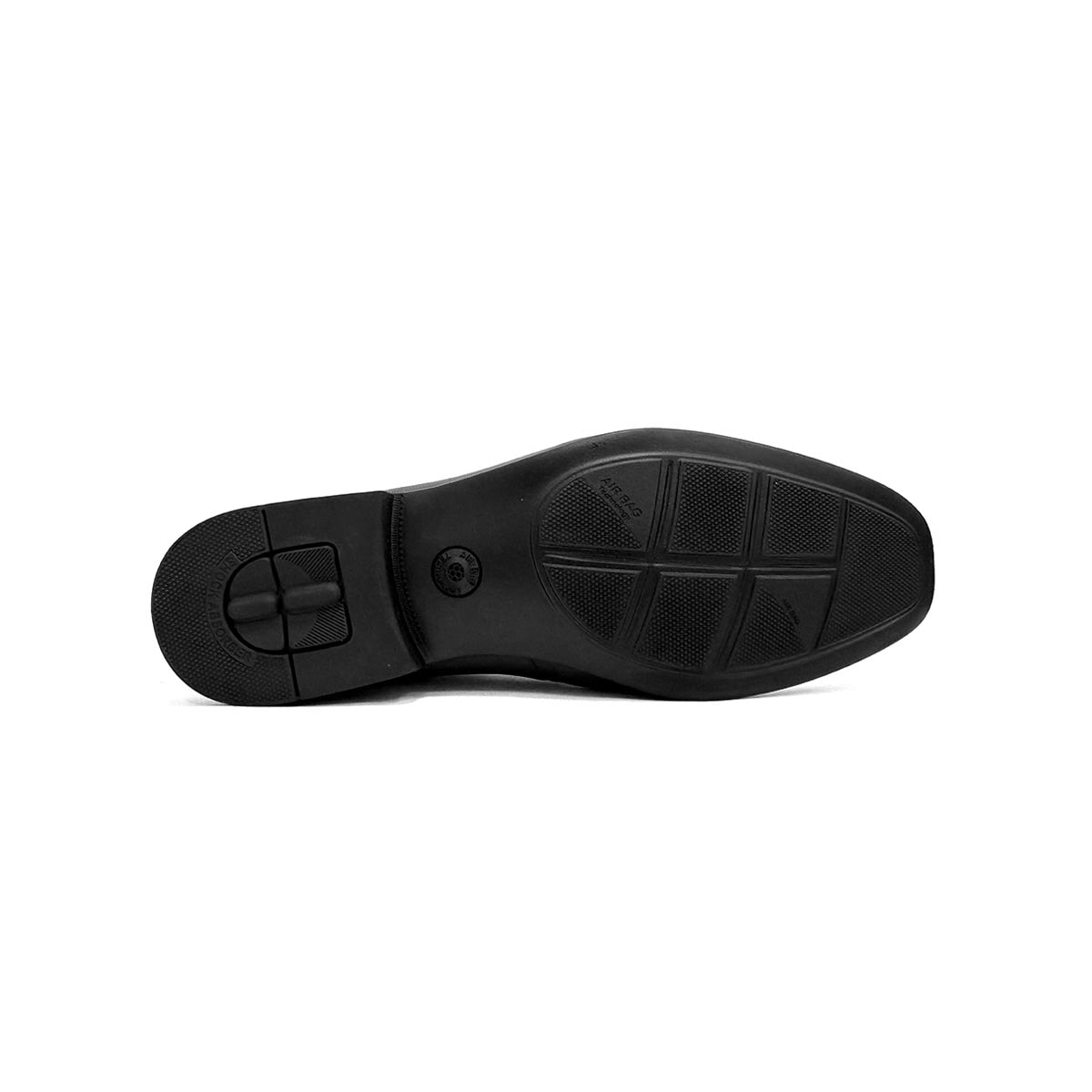 Sapato Jota Pe Social De Couro Air Bag 84857 Dark Brown