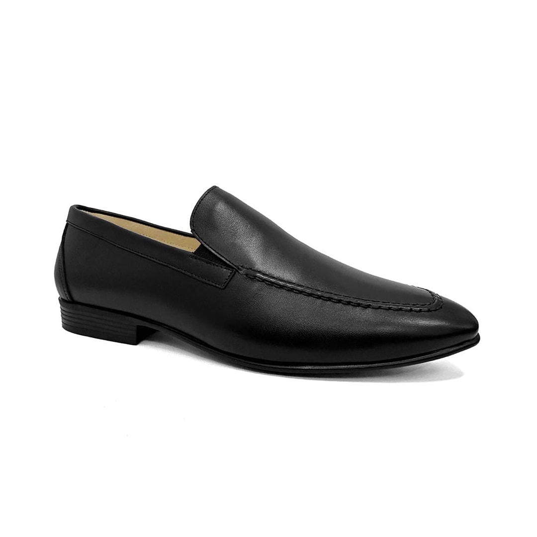 Sapato Jota Pe Social De Couro Air Bag 84857 Preto