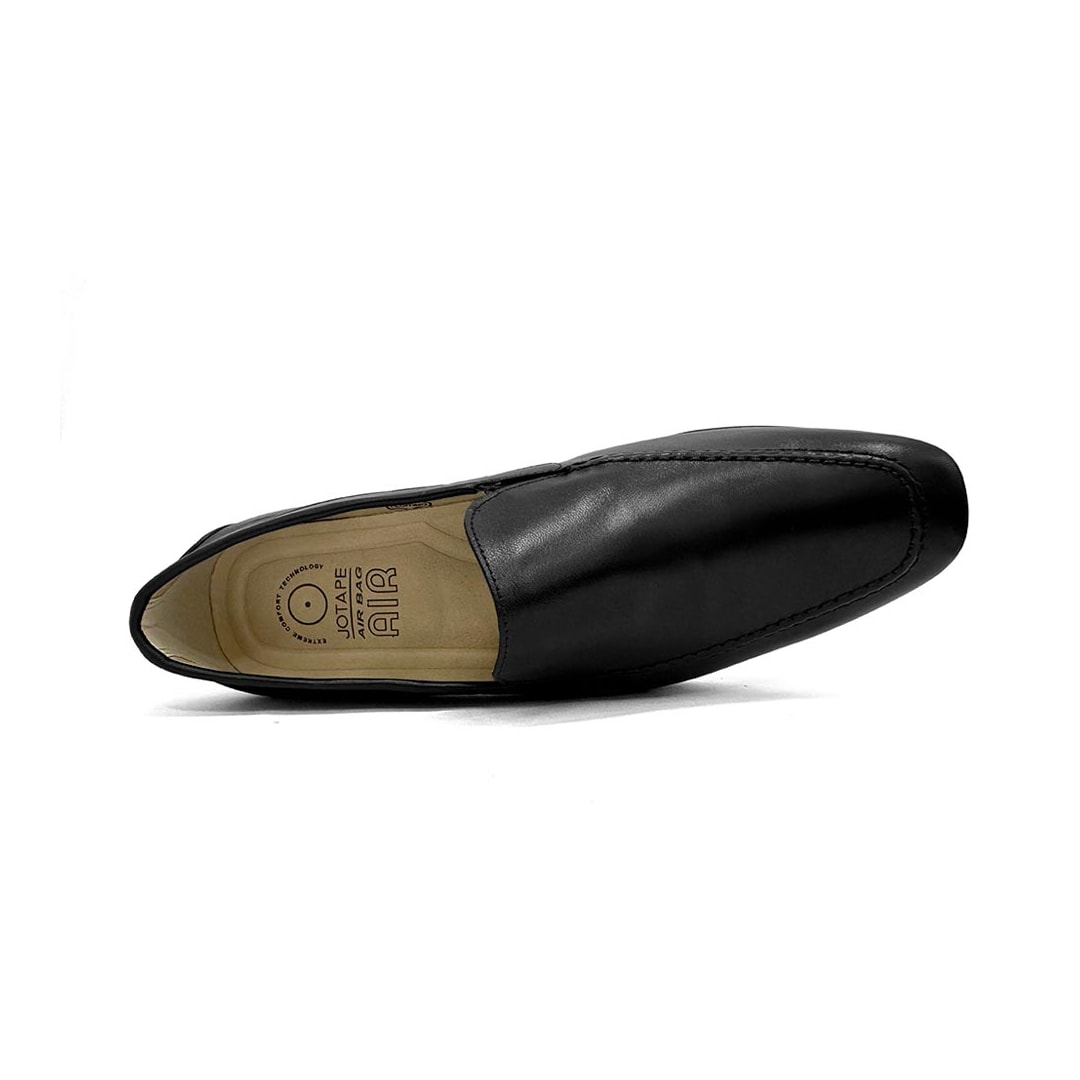 Sapato Jota Pe Social De Couro Air Bag 84857 Preto