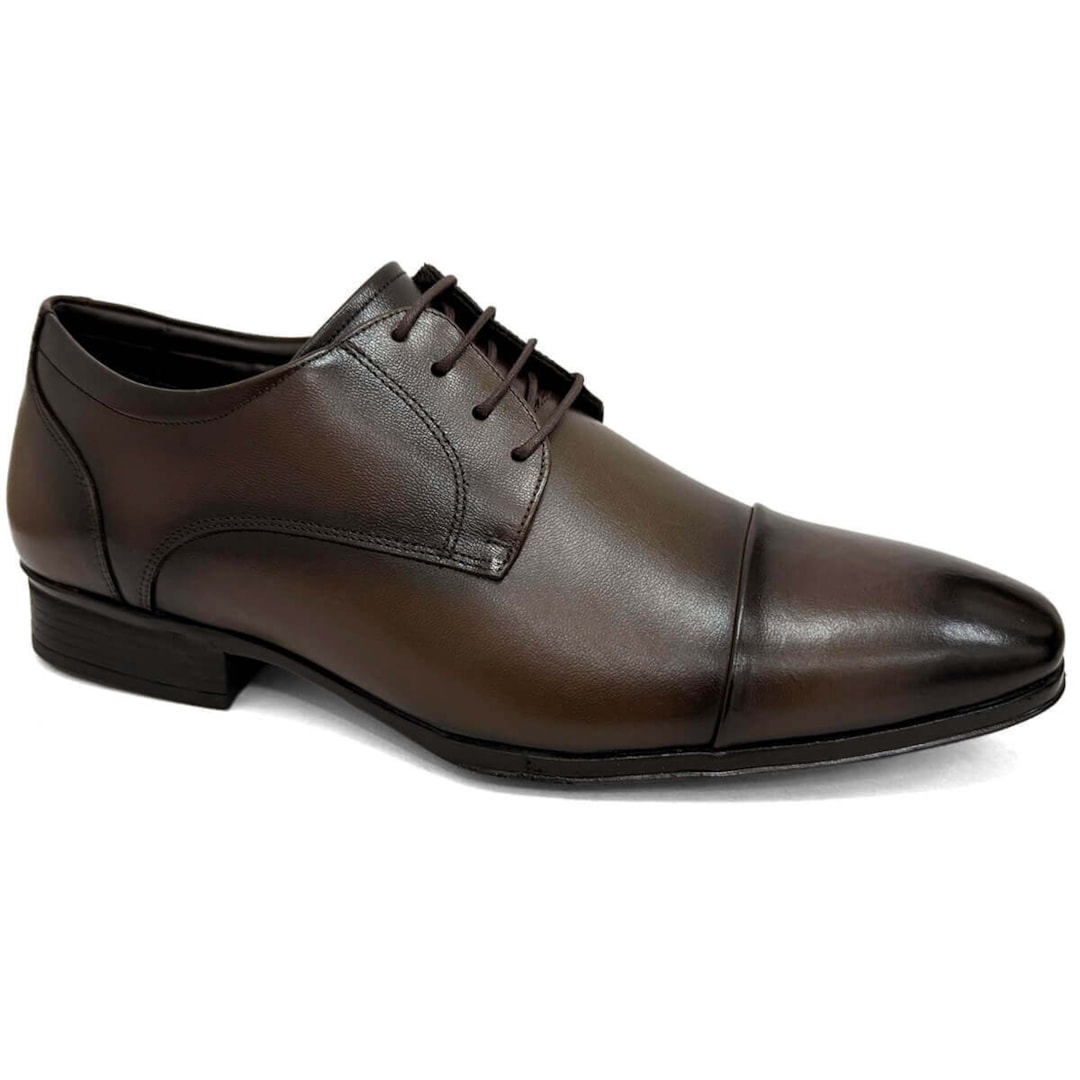 Sapato Jota Pe Social De Couro Air Walker 85052 Dark Brown Sapato Jota Pe Social De Couro Air Walker 85052 Dark Brown