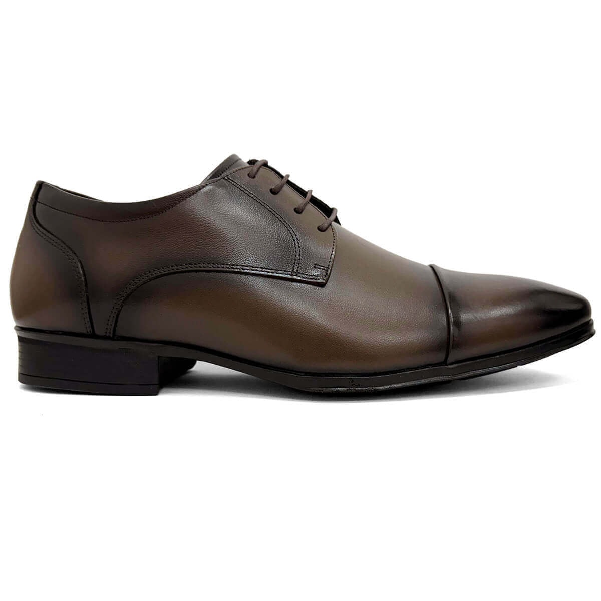 Sapato Jota Pe Social De Couro Air Walker 85052 Dark Brown Sapato Jota Pe Social De Couro Air Walker 85052 Dark Brown