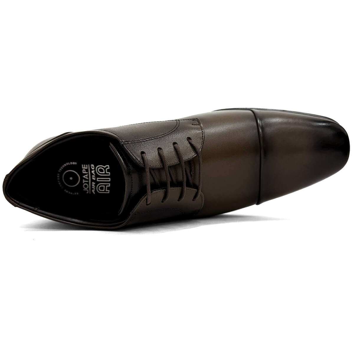 Sapato Jota Pe Social De Couro Air Walker 85052 Dark Brown Sapato Jota Pe Social De Couro Air Walker 85052 Dark Brown