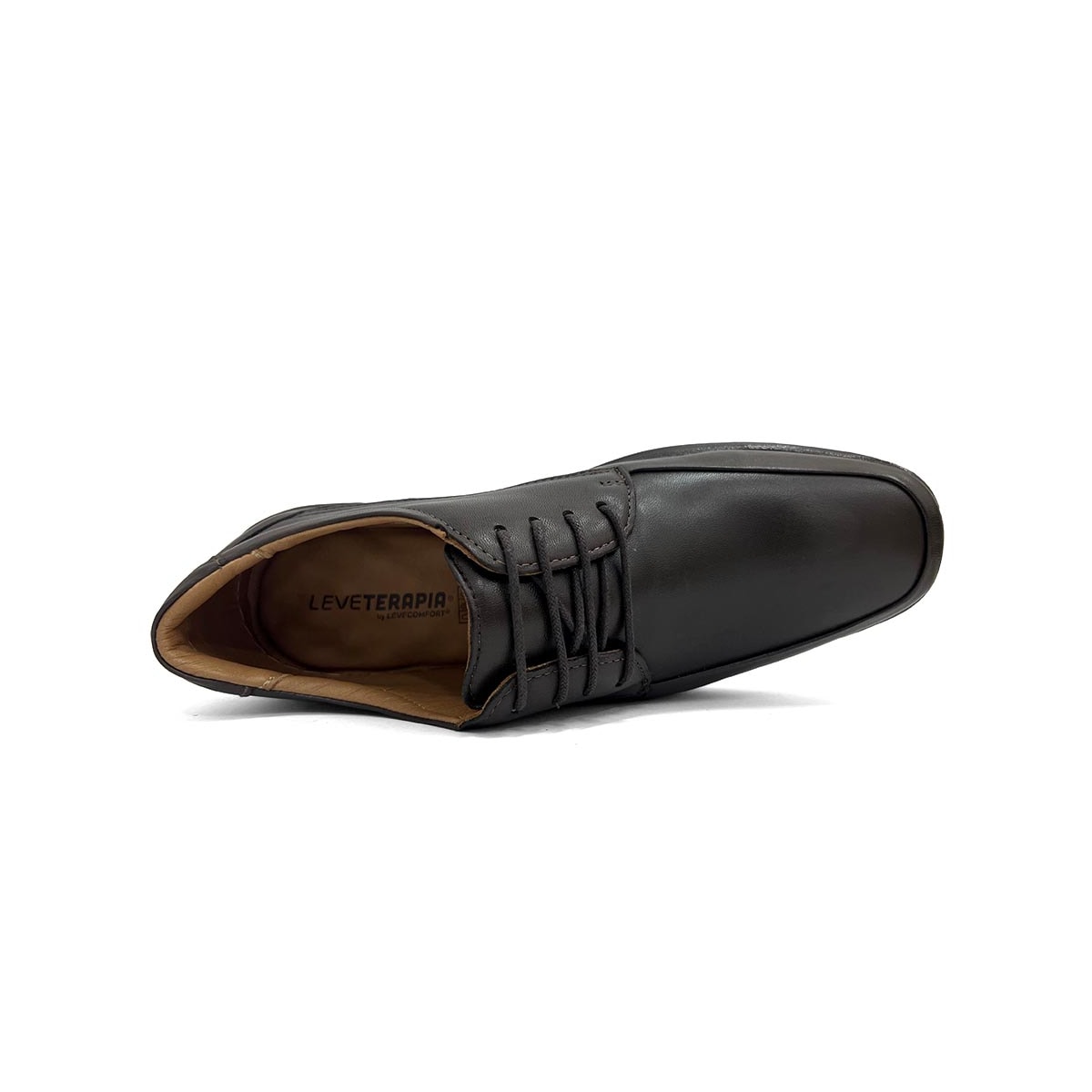 Sapato Leveterapia Masculino Em Couro L43126 Dark Brown Sapato Leveterapia Masculino Em Couro L43126 Dark Brown