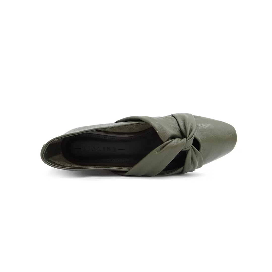 Sapato Lia Line Couro 1927.9749 Oliva Sapato Lia Line Couro 1927.9749 Oliva