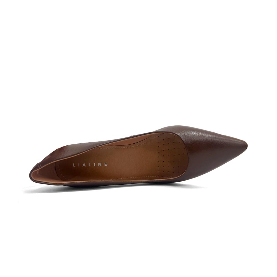 Sapato Lia Line Scarpin Em Couro 2292.71567 Marrom Sapato Lia Line Scarpin Em Couro 2292.71567 Marrom
