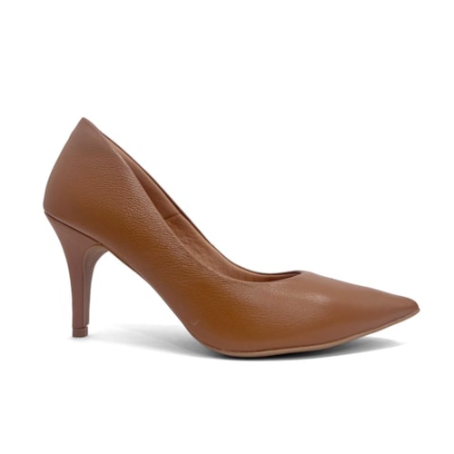Detalhe - Sapato Lia Line Scarpin Em Couro 2292.71567 New Whisky