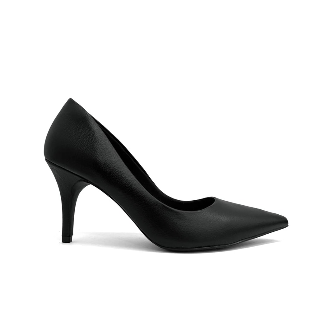 Sapato Lia Line Scarpin Em Couro 2292.71567 Preto