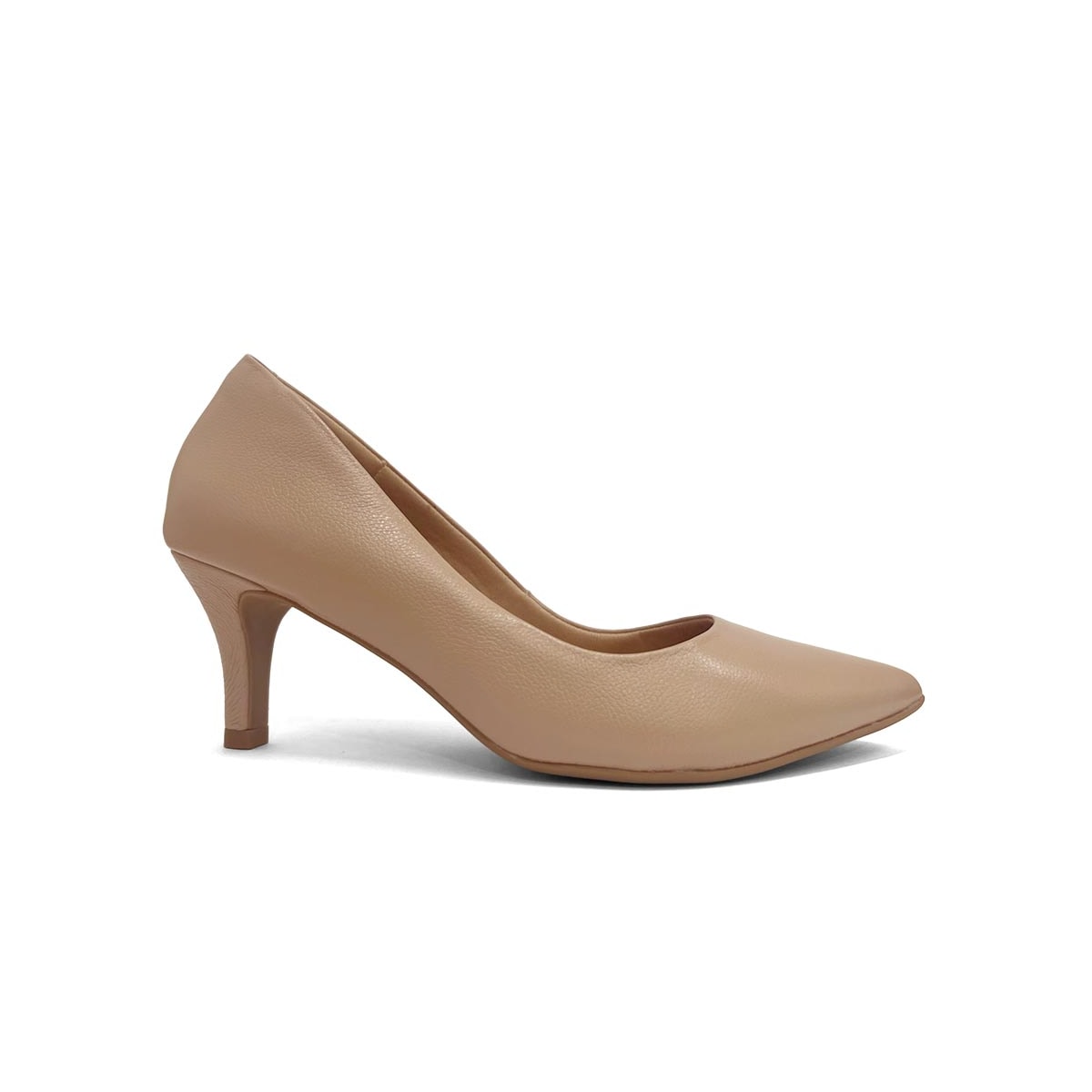 Sapato Lia Line Scarpin Em Couro 2360.71899 Nude Sapato Lia Line Scarpin Em Couro 2360.71899 Nude