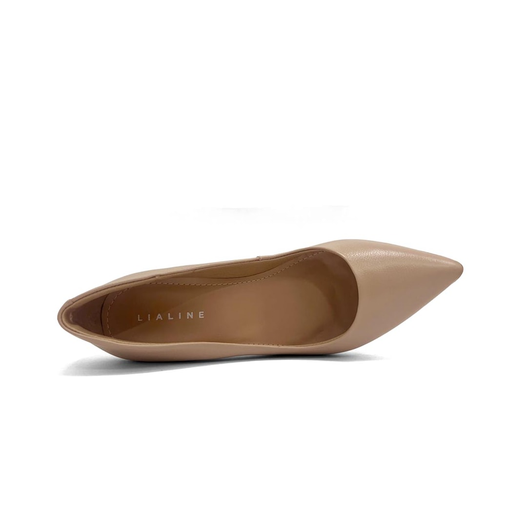 Sapato Lia Line Scarpin Em Couro 2360.71899 Nude