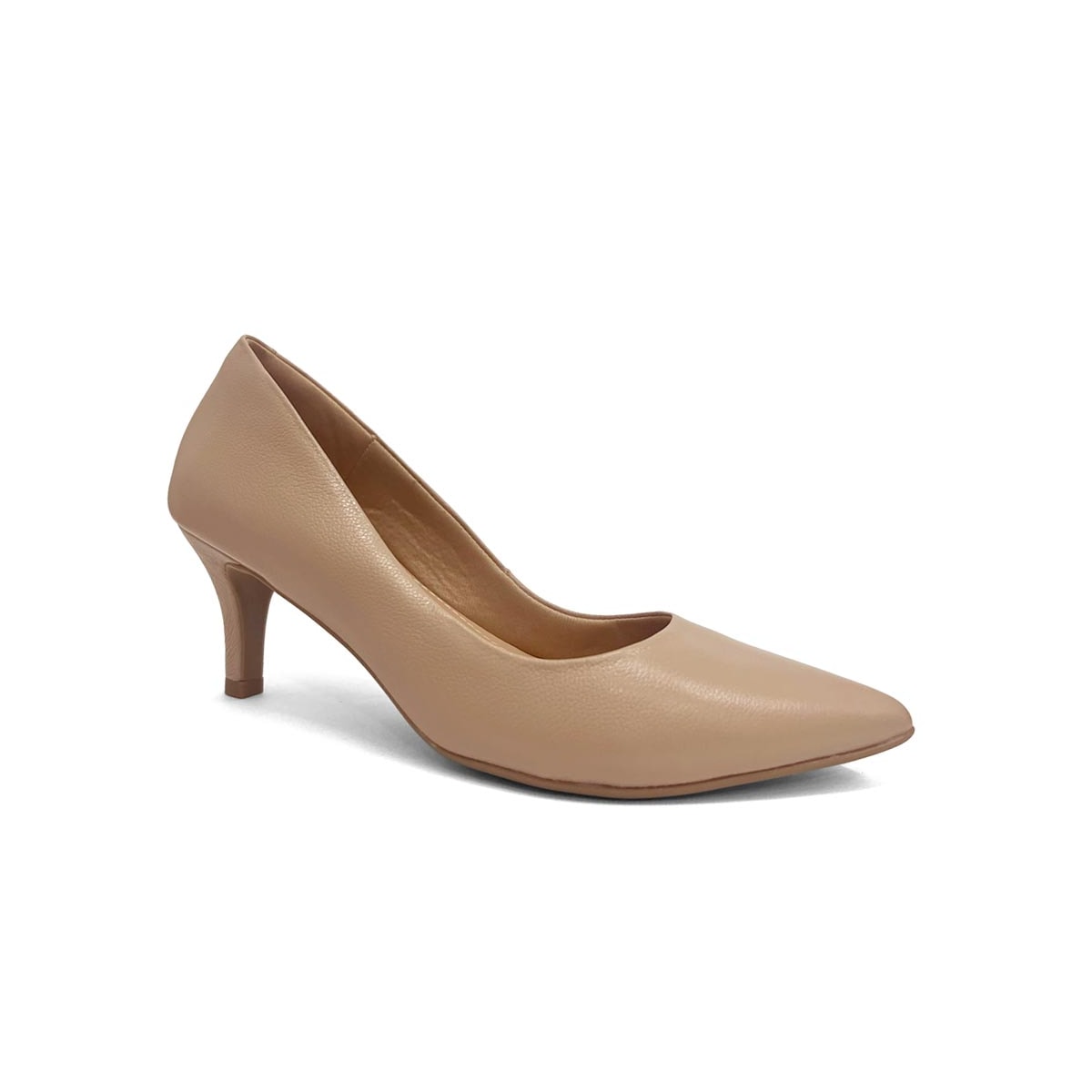 Sapato Lia Line Scarpin Em Couro 2360.71899 Nude Sapato Lia Line Scarpin Em Couro 2360.71899 Nude