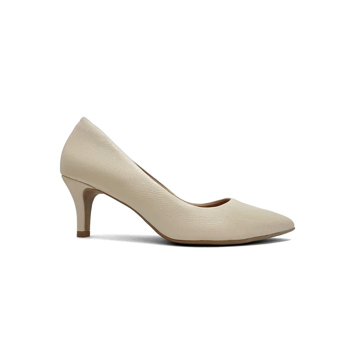 Sapato Lia Line Scarpin Em Couro 2360.71899 Off White Sapato Lia Line Scarpin Em Couro 2360.71899 Off White
