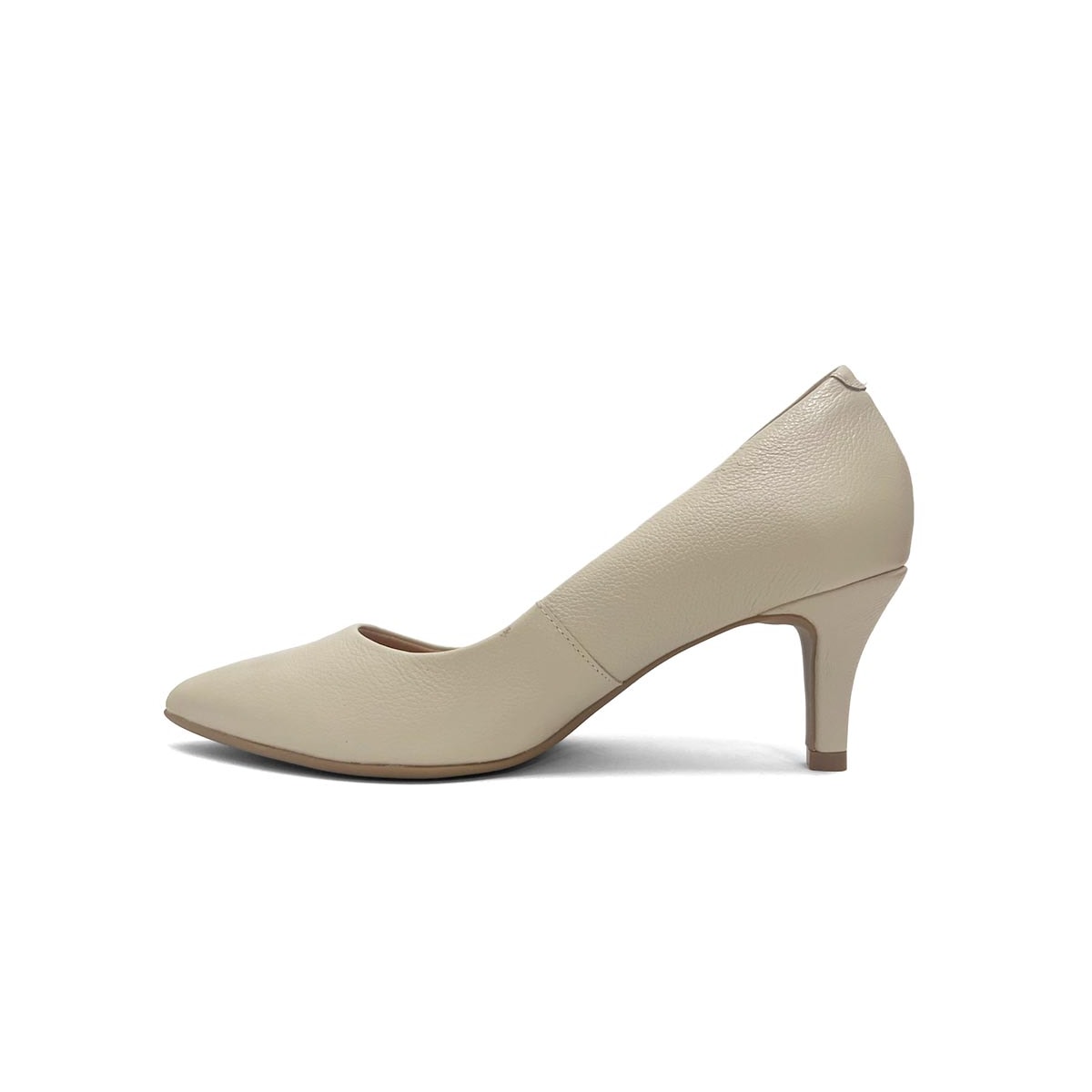 Sapato Lia Line Scarpin Em Couro 2360.71899 Off White Sapato Lia Line Scarpin Em Couro 2360.71899 Off White