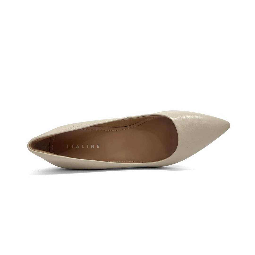 Sapato Lia Line Scarpin Em Couro 2360.71899 Off White Sapato Lia Line Scarpin Em Couro 2360.71899 Off White