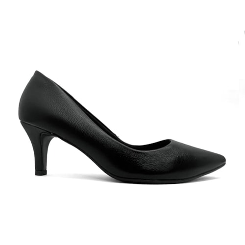 Detalhe - Sapato Lia Line Scarpin Em Couro 2360.71899 Preto