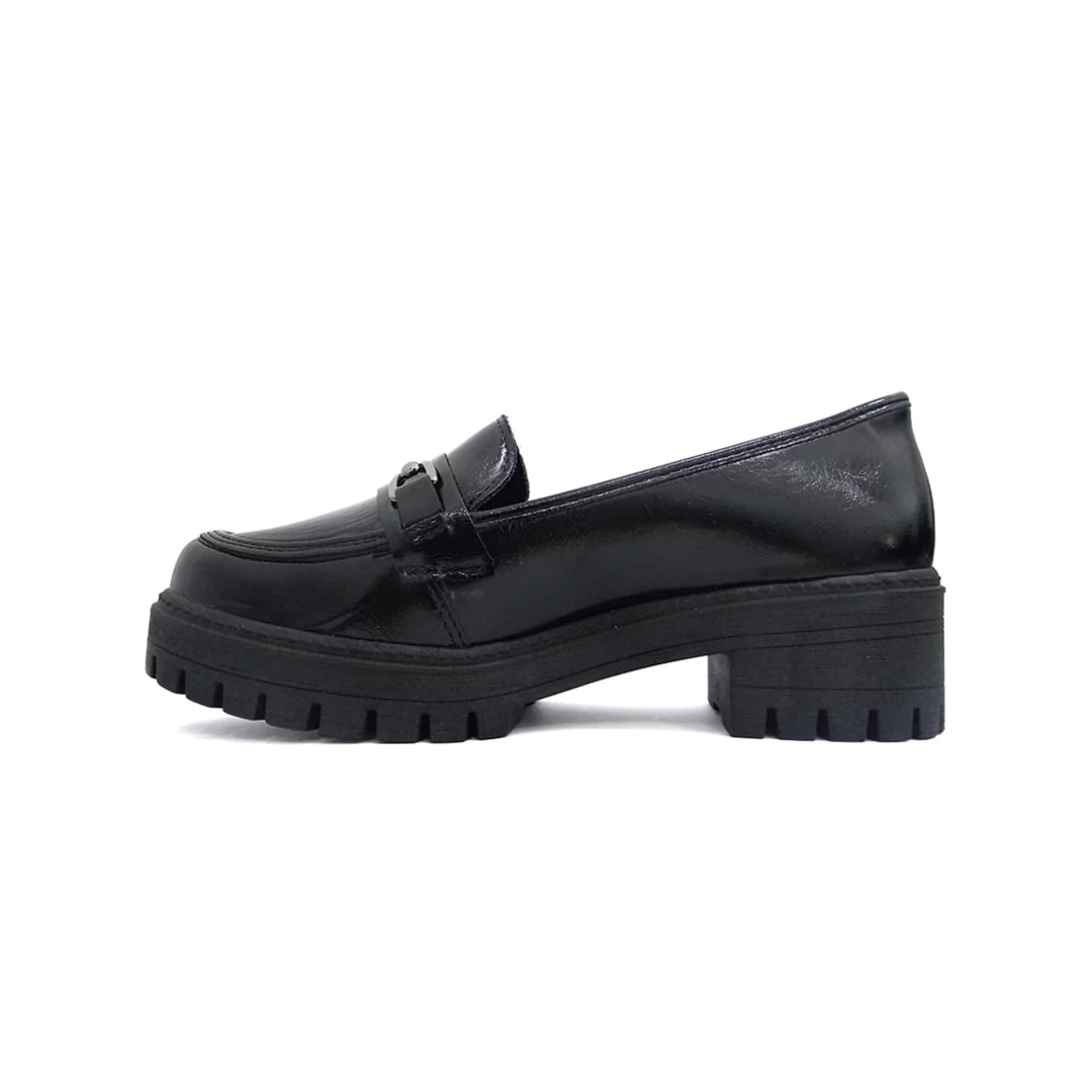 Sapato Mississipi Mocassim Feminino Q8551 Preto