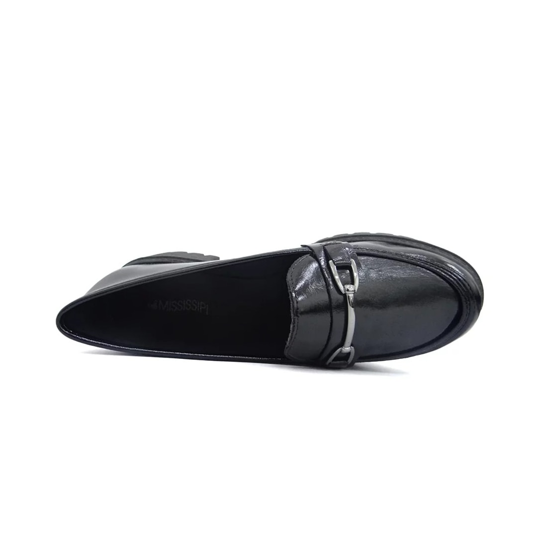 Sapato Mississipi Mocassim Feminino Q8551 Preto
