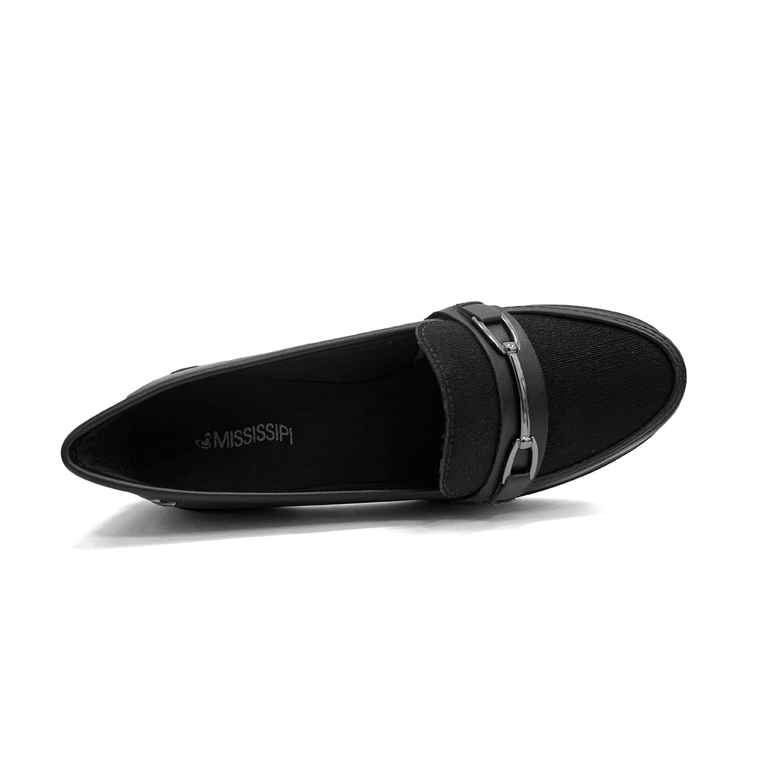 Sapato Mississipi Mocassim Q8551a Preto