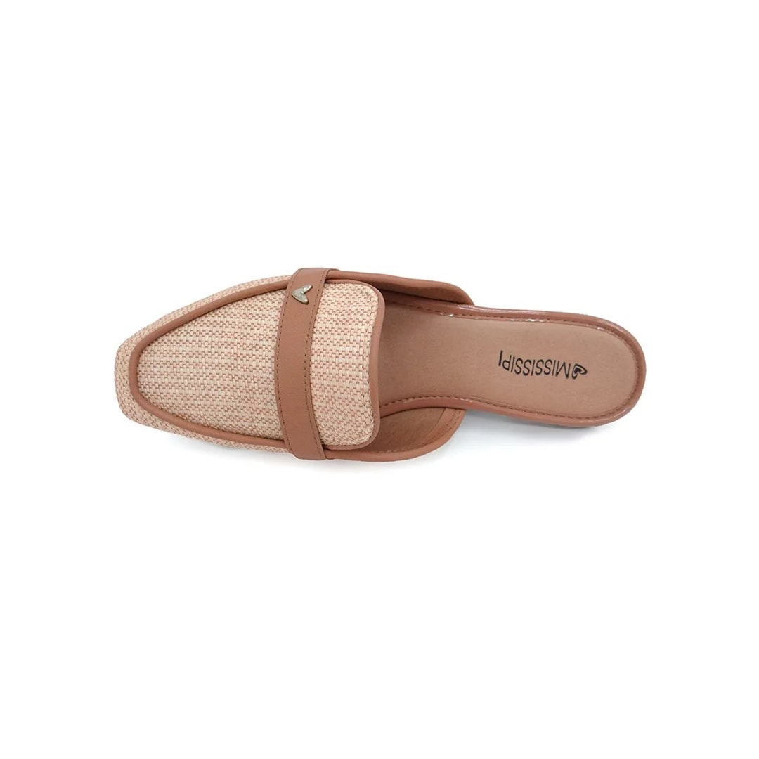 Sapato Mississipi Mule Feminino Q4803 Caramelo
