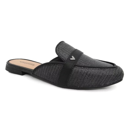 Sapato Mississipi Mule Feminino Q4803 Preto