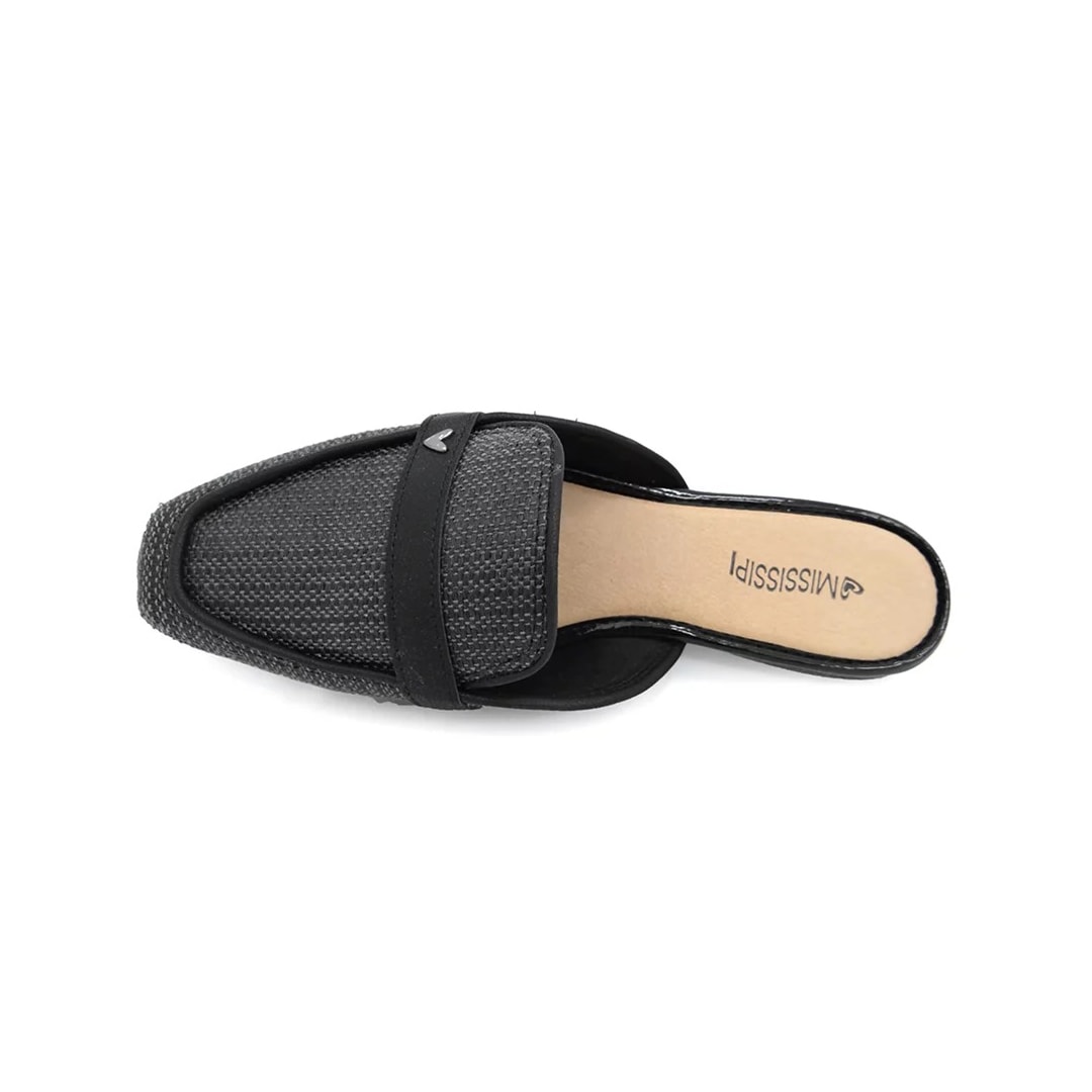 Sapato Mississipi Mule Feminino Q4803 Preto