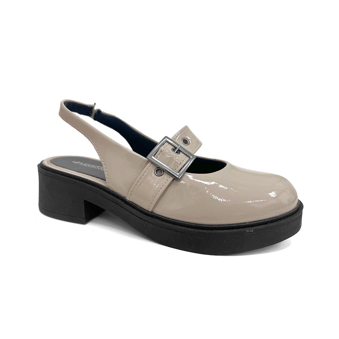 Sapato Mississipi Slingback Me461 Marfim Sapato Mississipi Slingback Me461 Marfim
