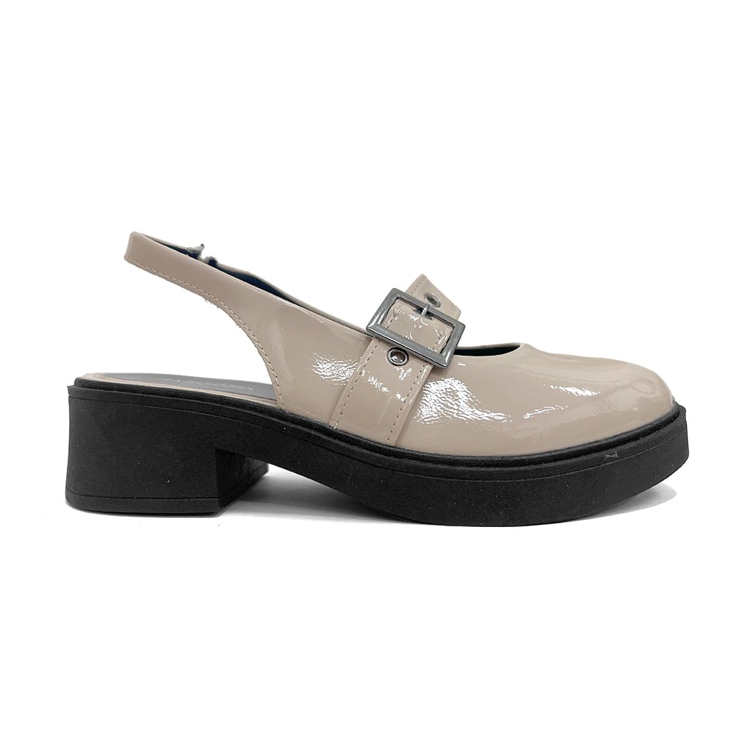 Sapato Mississipi Slingback Me461 Marfim
