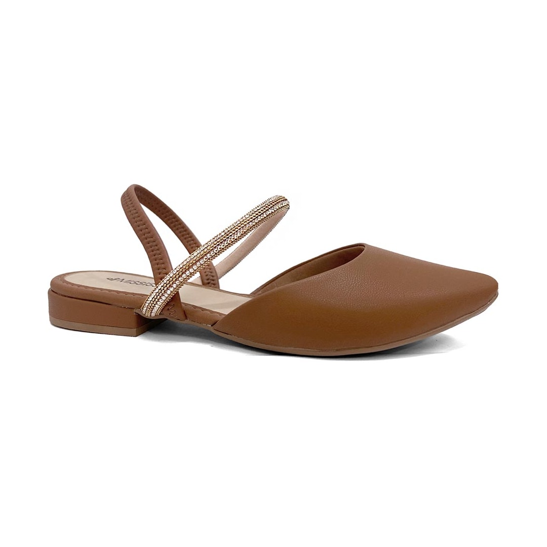 Sapato Mississippi Slingback Mb553 Caramelo Sapato Mississippi Slingback Mb553 Caramelo