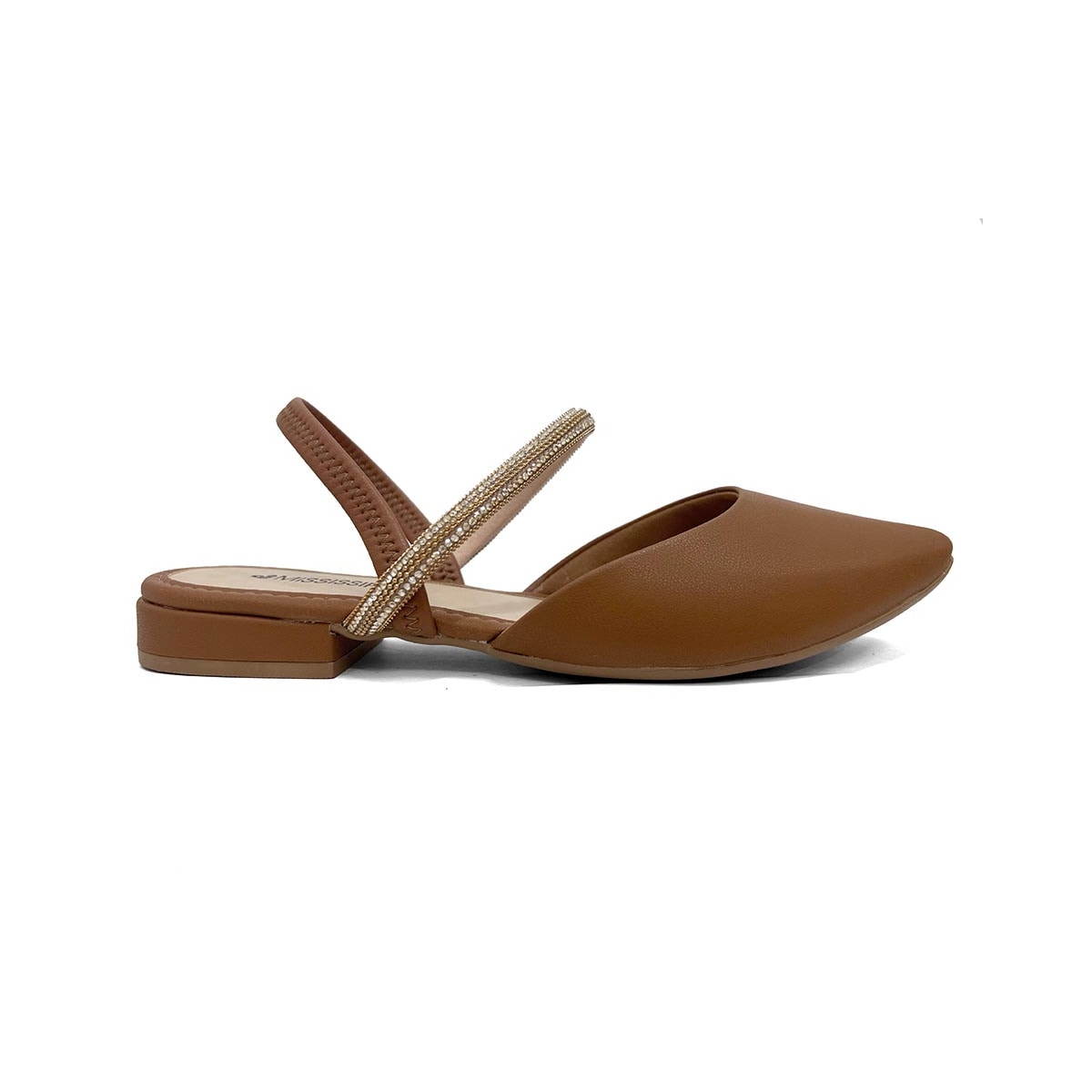 Sapato Mississippi Slingback Mb553 Caramelo Sapato Mississippi Slingback Mb553 Caramelo
