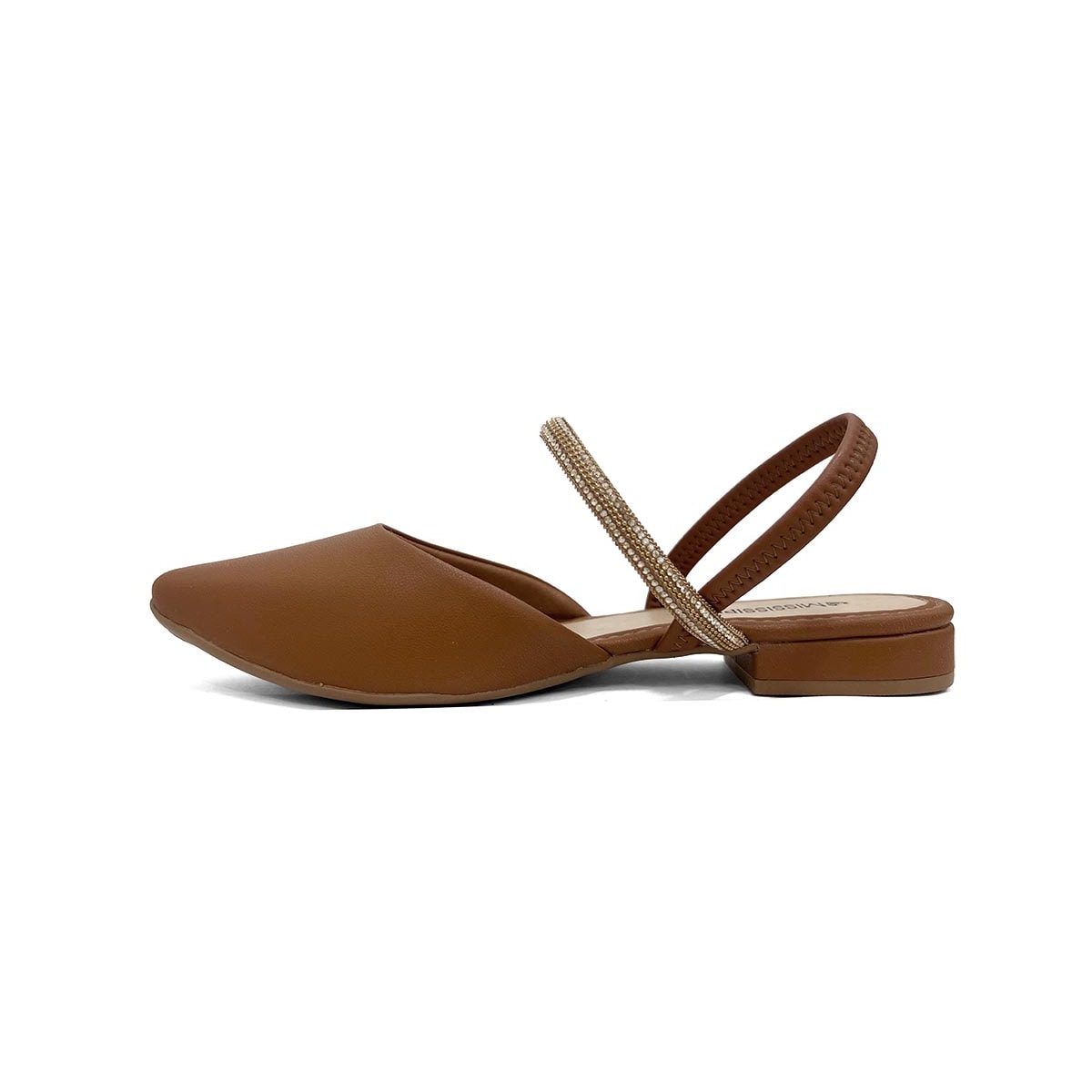 Sapato Mississippi Slingback Mb553 Caramelo Sapato Mississippi Slingback Mb553 Caramelo