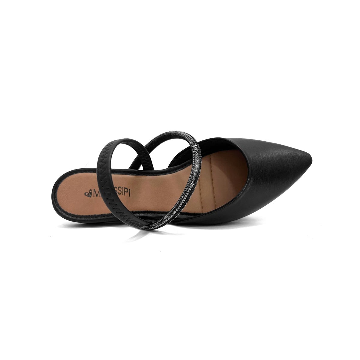 Sapato Mississippi Slingback Mb553 Preto