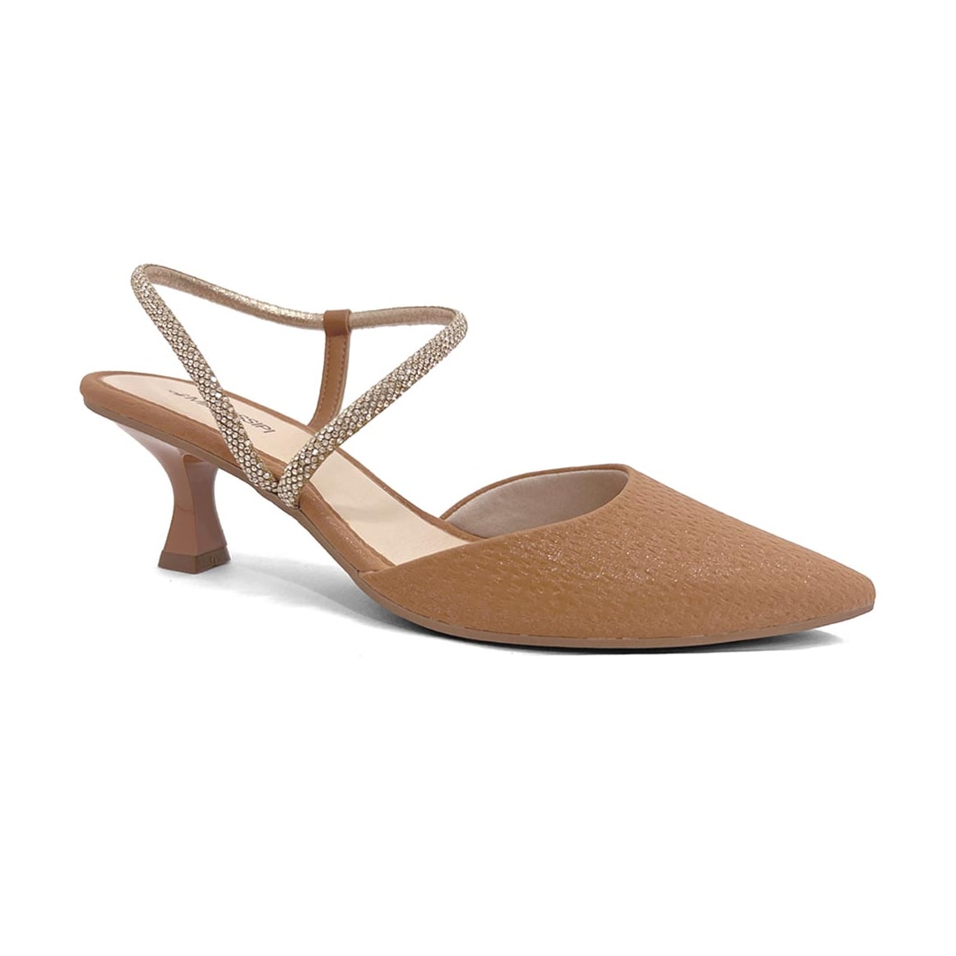 Sapato Mississippi Slingback Mi193 Camel