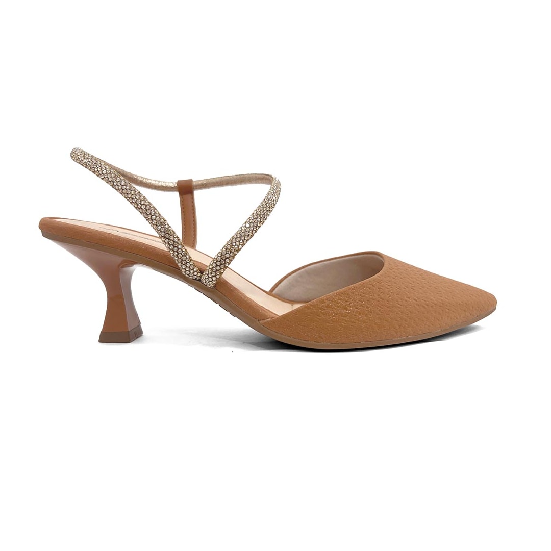 Sapato Mississippi Slingback Mi193 Camel