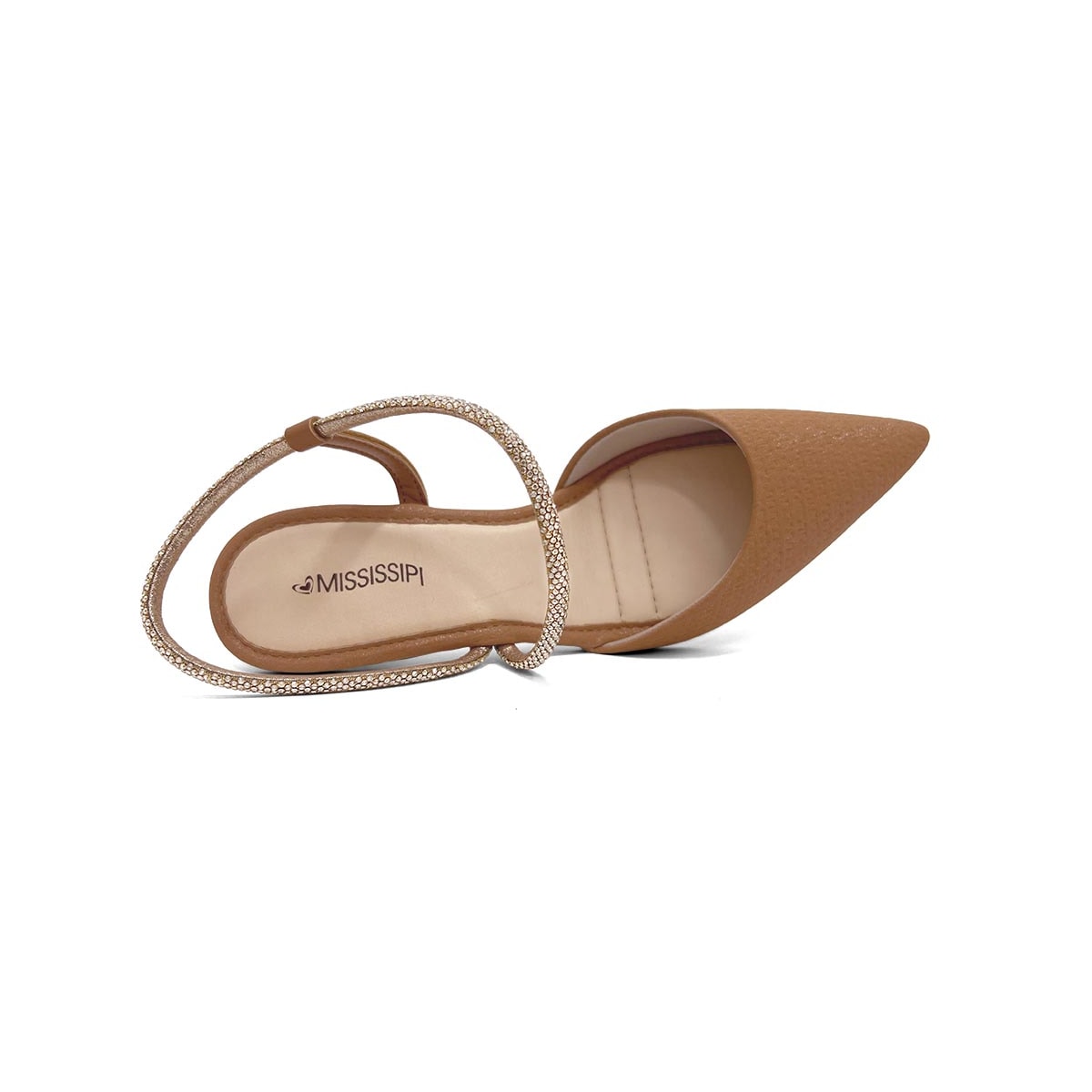 Sapato Mississippi Slingback Mi193 Camel Sapato Mississippi Slingback Mi193 Camel