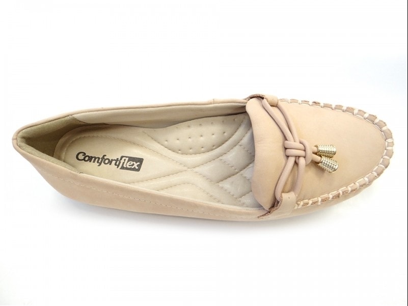 sapato mocassim feminino comfortflex